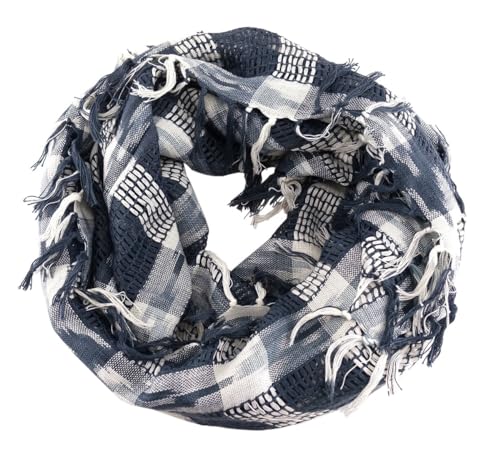 TigerTie - Halstuch in anthrazit grau weiss gemustert mit Fransen - Gr. 90 x 90 cm TigerTie - Halstuch in anthrazit grau weiss gemustert mit Fransen - Gr. 90 x 90 cm von TigerTie
