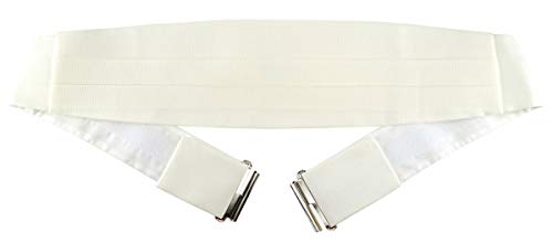 TigerTie - Herren Kummerbund Pique in creme uni gemustert - Schärpe Leibbinde TigerTie - Herren Kummerbund Pique in creme uni gemustert - Schärpe Leibbinde von TigerTie