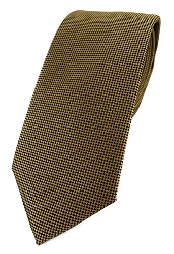 TigerTie Modische Designer Krawatte in dunkles gold fein gepunktet TigerTie Modische Designer Krawatte in dunkles gold fein gepunktet von TigerTie