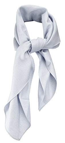 TigerTie Nickituch Kopftuch Halstuch Pique in hellgrau-weiß uni gemustert - Größe 70 x 70 cm TigerTie Nickituch Kopftuch Halstuch Pique in hellgrau-weiß uni gemustert - Größe 70 x 70 cm von TigerTie