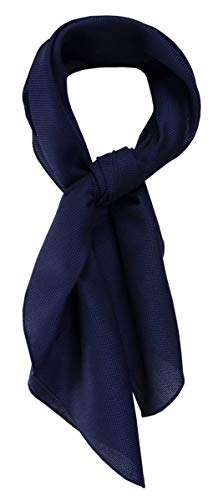 TigerTie Nickituch Kopftuch Halstuch Pique in marine uni gemustert - Größe 70 x 70 cm TigerTie Nickituch Kopftuch Halstuch Pique in marine uni gemustert - Größe 70 x 70 cm von TigerTie
