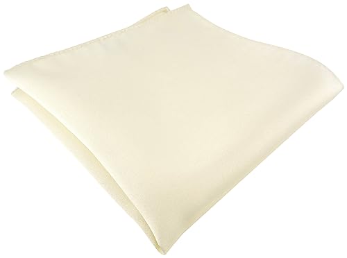 TigerTie Satin Einstecktuch in beige einfarbig Uni - Tuch Polyester - Größe 26 x 26 cm TigerTie Satin Einstecktuch in beige einfarbig Uni - Tuch Polyester - Größe 26 x 26 cm von TigerTie