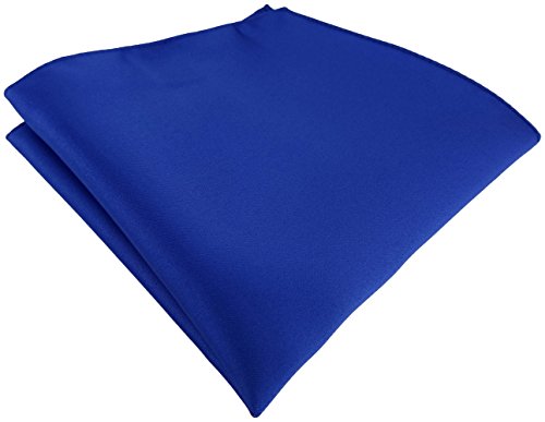 TigerTie Satin Einstecktuch in royal einfarbig Uni - Tuch Polyester - Größe 26 x 26 cm TigerTie Satin Einstecktuch in royal einfarbig Uni - Tuch Polyester - Größe 26 x 26 cm von TigerTie