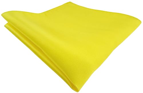 TigerTie Satin Seideneinstecktuch in gelb zitronengelb einfarbig - Einstecktuch 100% Seide TigerTie Satin Seideneinstecktuch in gelb zitronengelb einfarbig - Einstecktuch 100% Seide von TigerTie