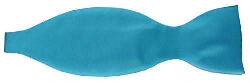 TigerTie Satin Selbstbinder Fliege in türkis türkisblau wasserblau Uni einfarbig + Geschenkbox TigerTie Satin Selbstbinder Fliege in türkis türkisblau wasserblau Uni einfarbig + Geschenkbox von TigerTie