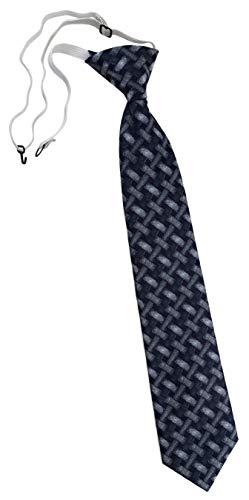TigerTie Security Sicherheits Krawatte in grau anthrazit schwarz - Motiv Flechtmuster - vorgebunden mit Gummizug TigerTie Security Sicherheits Krawatte in grau anthrazit schwarz - Motiv Flechtmuster - vorgebunden mit Gummizug von TigerTie