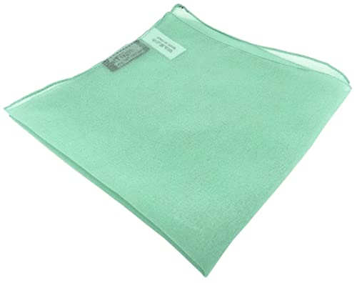 TigerTie - feines kleines Chiffon Einstecktuch in mint Uni - Tuch 25 x 25 cm von TigerTie