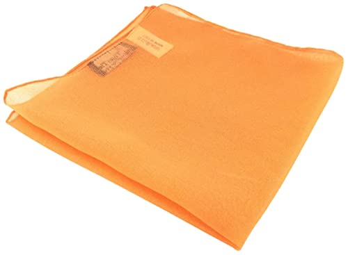 TigerTie - feines kleines Chiffon Einstecktuch in orange Uni - Tuch 25 x 25 cm TigerTie - feines kleines Chiffon Einstecktuch in orange Uni - Tuch 25 x 25 cm von TigerTie
