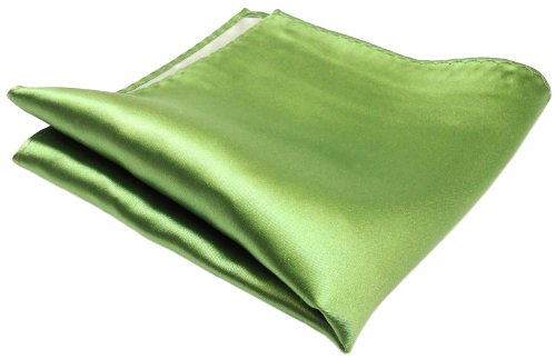 TigerTie gewebtes Designer Satin Seideneinstecktuch in lindgrün Uni einfarbig - Pochette 30 x 30 cm - Einstecktuch 100% reine Seide TigerTie gewebtes Designer Satin Seideneinstecktuch in lindgrün Uni einfarbig - Pochette 30 x 30 cm - Einstecktuch 100% reine Seide von TigerTie