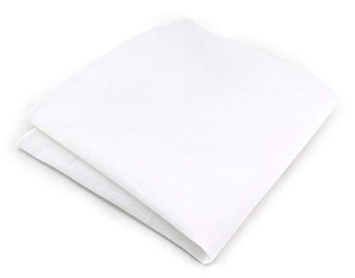 TigerTie - hochwertiges Einstecktuch aus 100% Baumwolle in weiss Unicolor einfarbig - Einstecktuch 26 x 26 cm TigerTie - hochwertiges Einstecktuch aus 100% Baumwolle in weiss Unicolor einfarbig - Einstecktuch 26 x 26 cm von TigerTie