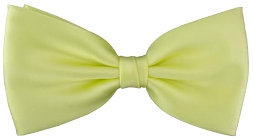 TigerTie vorgebundene Fliege Schleife in blassgelb Einfarbig Uni + Geschenkbox TigerTie vorgebundene Fliege Schleife in blassgelb Einfarbig Uni + Geschenkbox von TigerTie