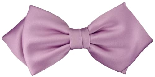 TigerTie - vorgebundene Spitzfliege Schleife in flieder Einfarbig Uni + Geschenkbox TigerTie - vorgebundene Spitzfliege Schleife in flieder Einfarbig Uni + Geschenkbox von TigerTie