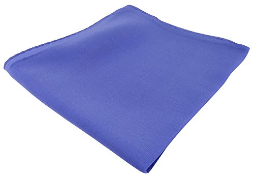 feines Seideneinstecktuch in blau Uni - Einstecktuch 100% pure Seide feines Seideneinstecktuch in blau Uni - Einstecktuch 100% pure Seide von TigerTie