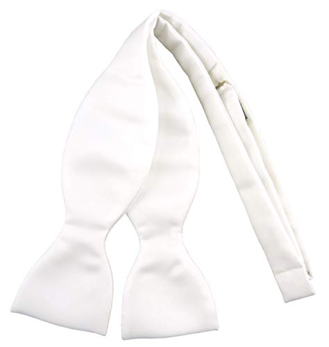 TigerTie Selbstbinder Seidenfliege in creme weiss einfarbig Uni, Spitzenqualität, Querbinder 100% Seide + Aufbewahrungsbox TigerTie Selbstbinder Seidenfliege in creme weiss einfarbig Uni, Spitzenqualität, Querbinder 100% Seide + Aufbewahrungsbox von TigerTie