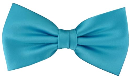 TigerTie vorgebundene Fliege Schleife in türkis Einfarbig Uni + Geschenkbox TigerTie vorgebundene Fliege Schleife in türkis Einfarbig Uni + Geschenkbox von TigerTie