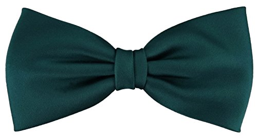 TigerTie vorgebundene Satin Fliege in grün petrol dunkel türkis Uni einfarbig + Geschenkbox TigerTie vorgebundene Satin Fliege in grün petrol dunkel türkis Uni einfarbig + Geschenkbox von TigerTie