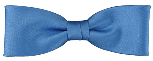 TigerTie vorgebundene schmale Fliege in azurblau Uni einfarbig + Box TigerTie vorgebundene schmale Fliege in azurblau Uni einfarbig + Box von TigerTie