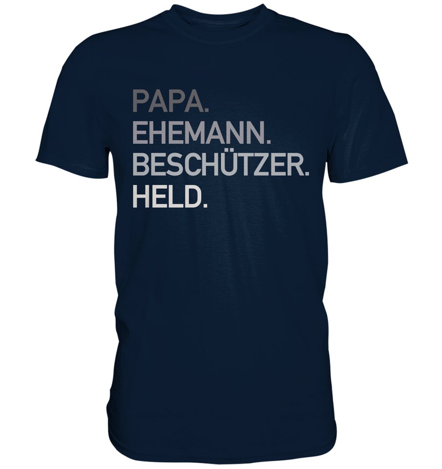 Tigerlino T-Shirt Papa Ehemann Beschützer Held T-Shirt Vatertag Geschenkidee Tigerlino T-Shirt Papa Ehemann Beschützer Held T-Shirt Vatertag Geschenkidee von Tigerlino