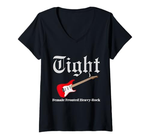 Damen Tight T-Shirt mit V-Ausschnitt Damen Tight T-Shirt mit V-Ausschnitt von Tight-Rock