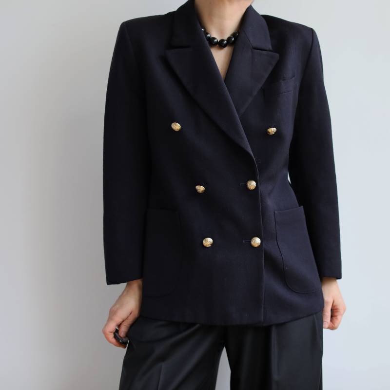 90S Vintage Wollblazer 2-Reihig, Gr. S von TigonVintage