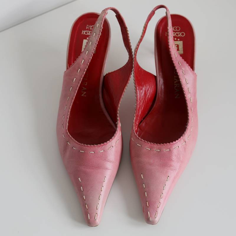 Vintage Hellrosa Pumps. Eur 37.uk 4. Frühe 00Er Jahre von TigonVintage