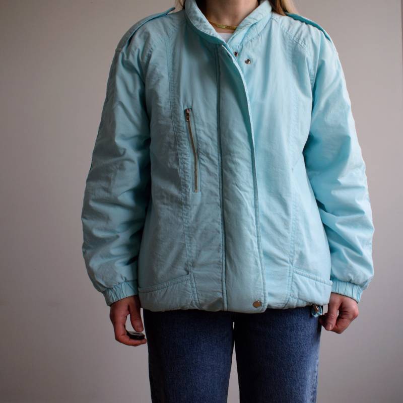 Vintage Leicht Wattierte Jacke. Damengröße L. 90Er Jahre Ära von TigonVintage