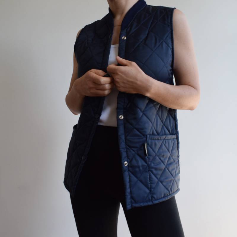 Vintage Liner Gesteppt Weste Jacke. Ursprünglich Damen Größe S. 90Er Jahre Ära von TigonVintage