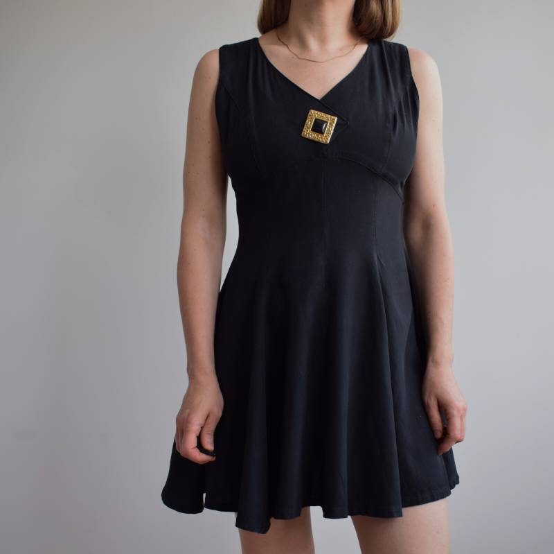 Vintage Mini Kleines Schwarzes Kleid. Ursprünglich Damen Größe S. 90Er Jahre Ära von TigonVintage