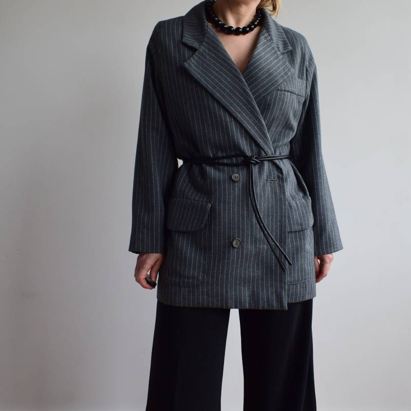 Vintage Oversized Zweireihiger Blazer. Ursprünglich Damengröße Xl. 90Er Jahre von TigonVintage