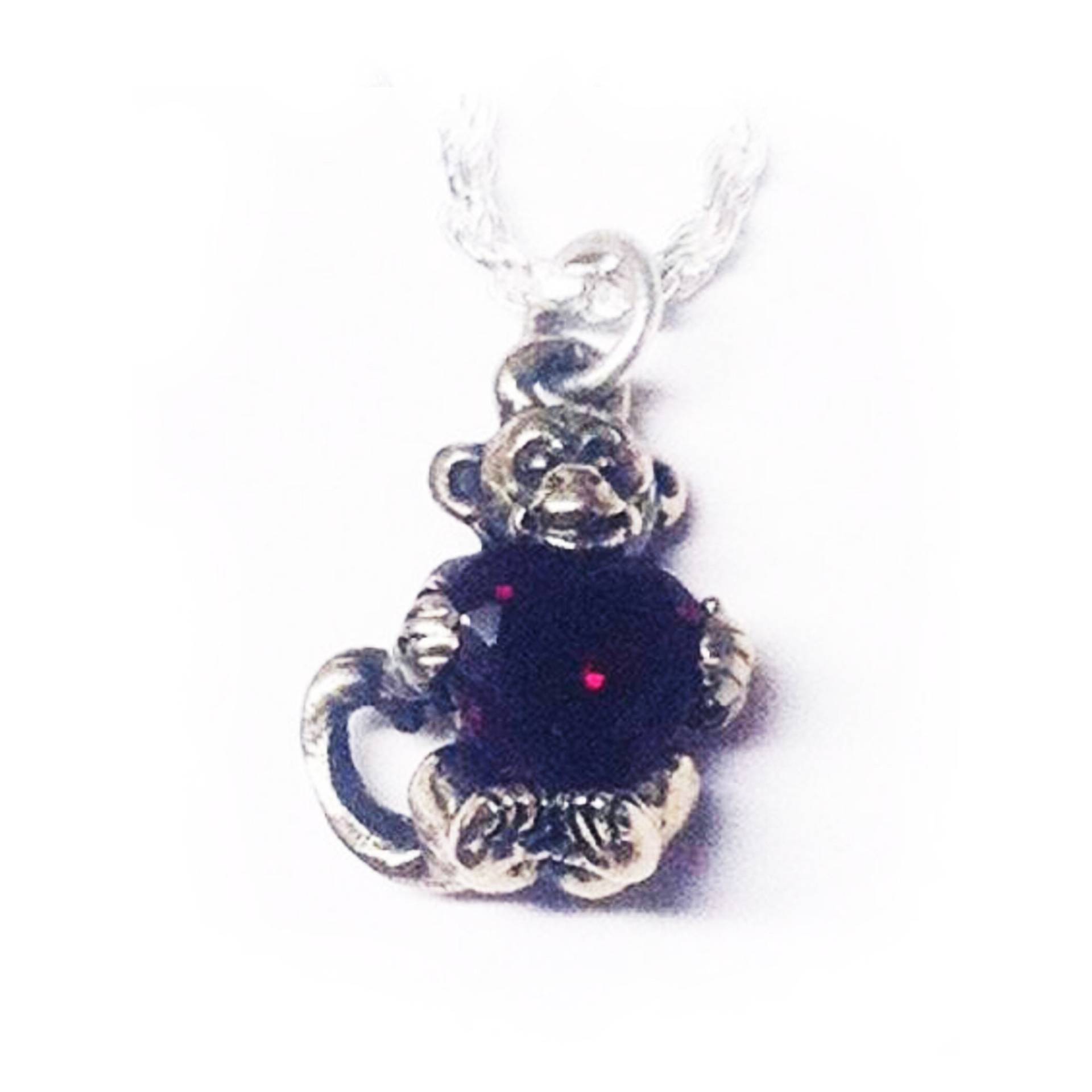 Baby Äffchen Mit Herz Silber Anhänger Baby Äffchen Mit Herz Silber Anhänger von TigraniSilver