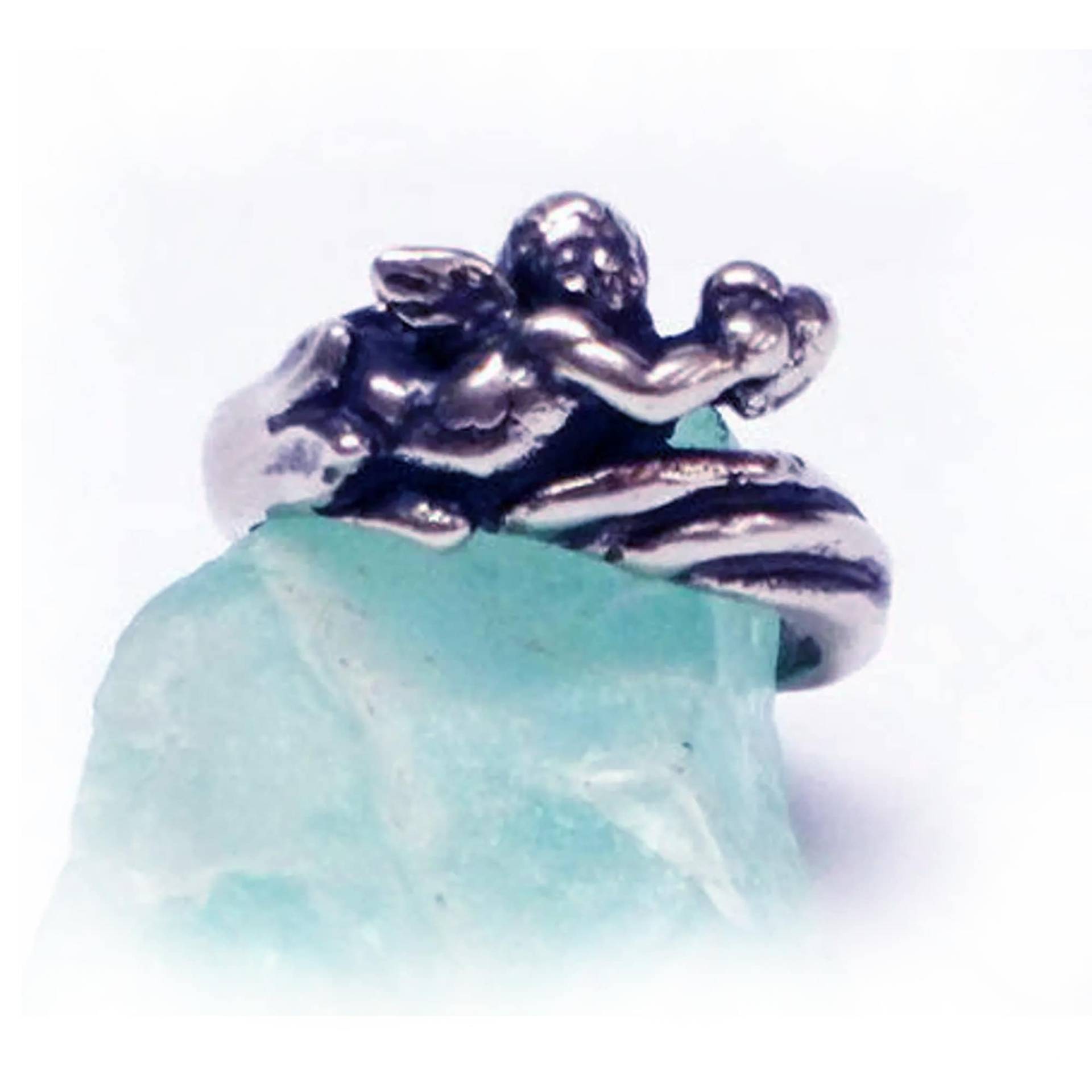 Engel Kleiner Silberring Engel Kleiner Silberring von TigraniSilver