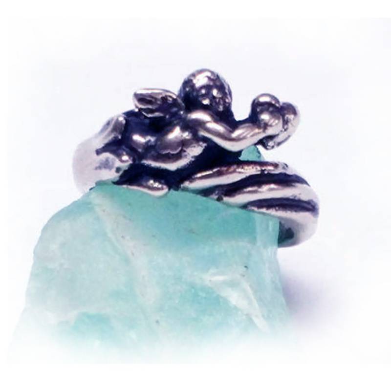 Engel Kleiner Silberring Engel Kleiner Silberring von TigraniSilver