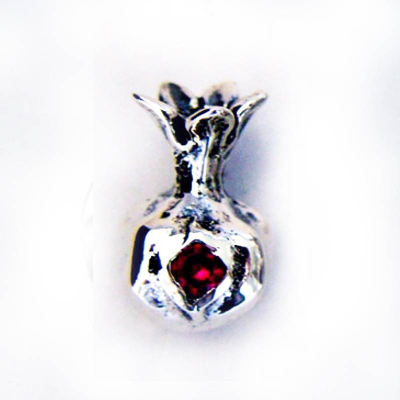 Granatapfel Sterling Silber Anhänger V2 von TigraniSilver