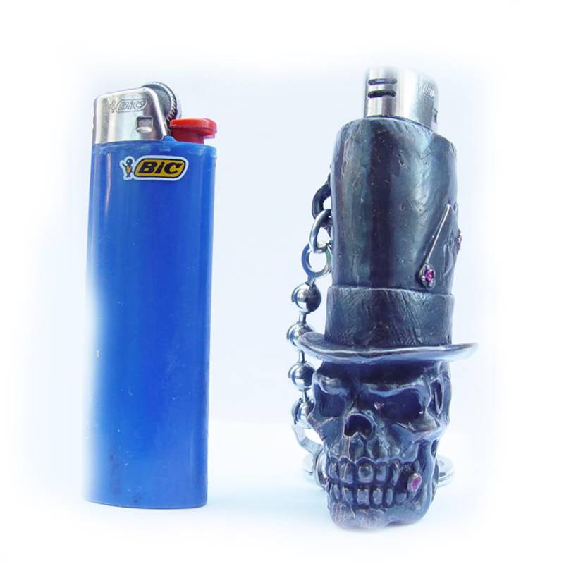 Mr. Skull Feuerzeugetui von TigraniSilver