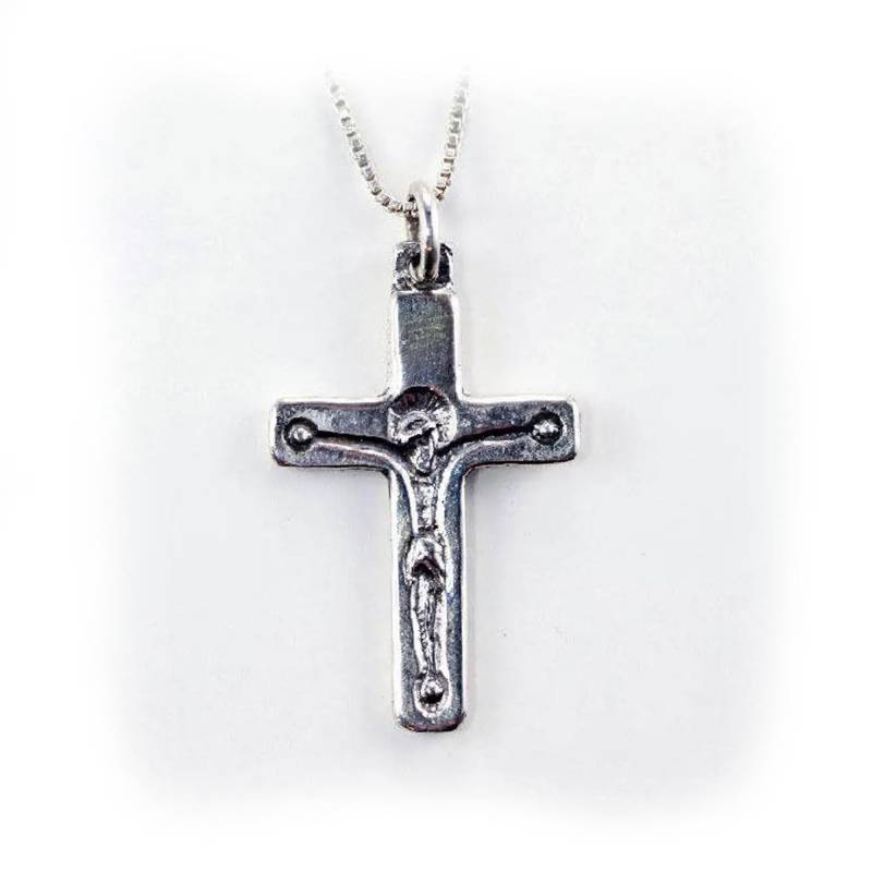 Kreuz Mit Jesus Sterling Silber Anhänger von TigraniSilver