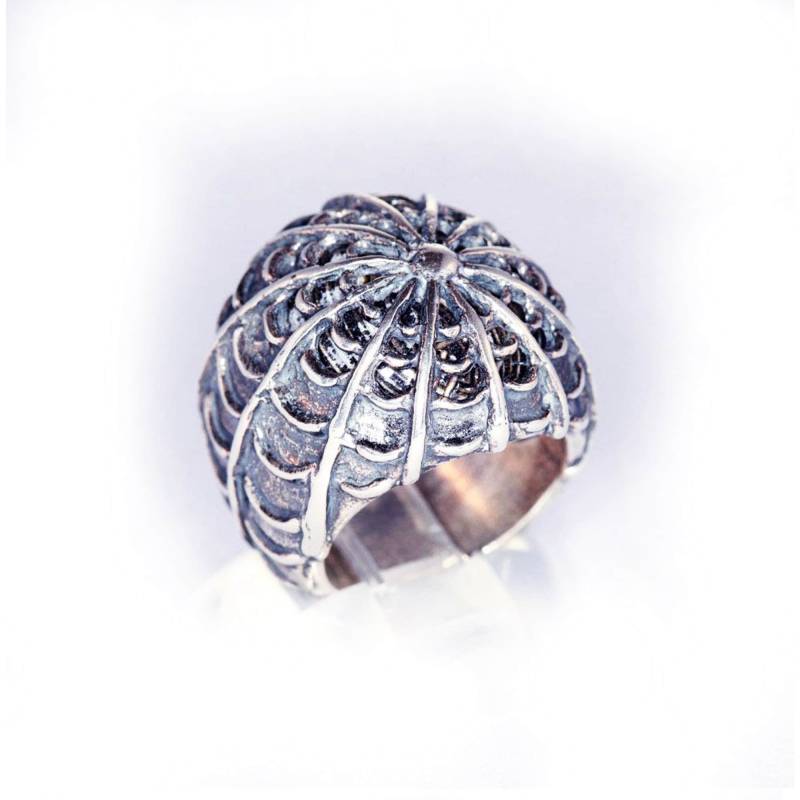 Spinnennetz V2 Mit Onyx Stein Ring von TigraniSilver