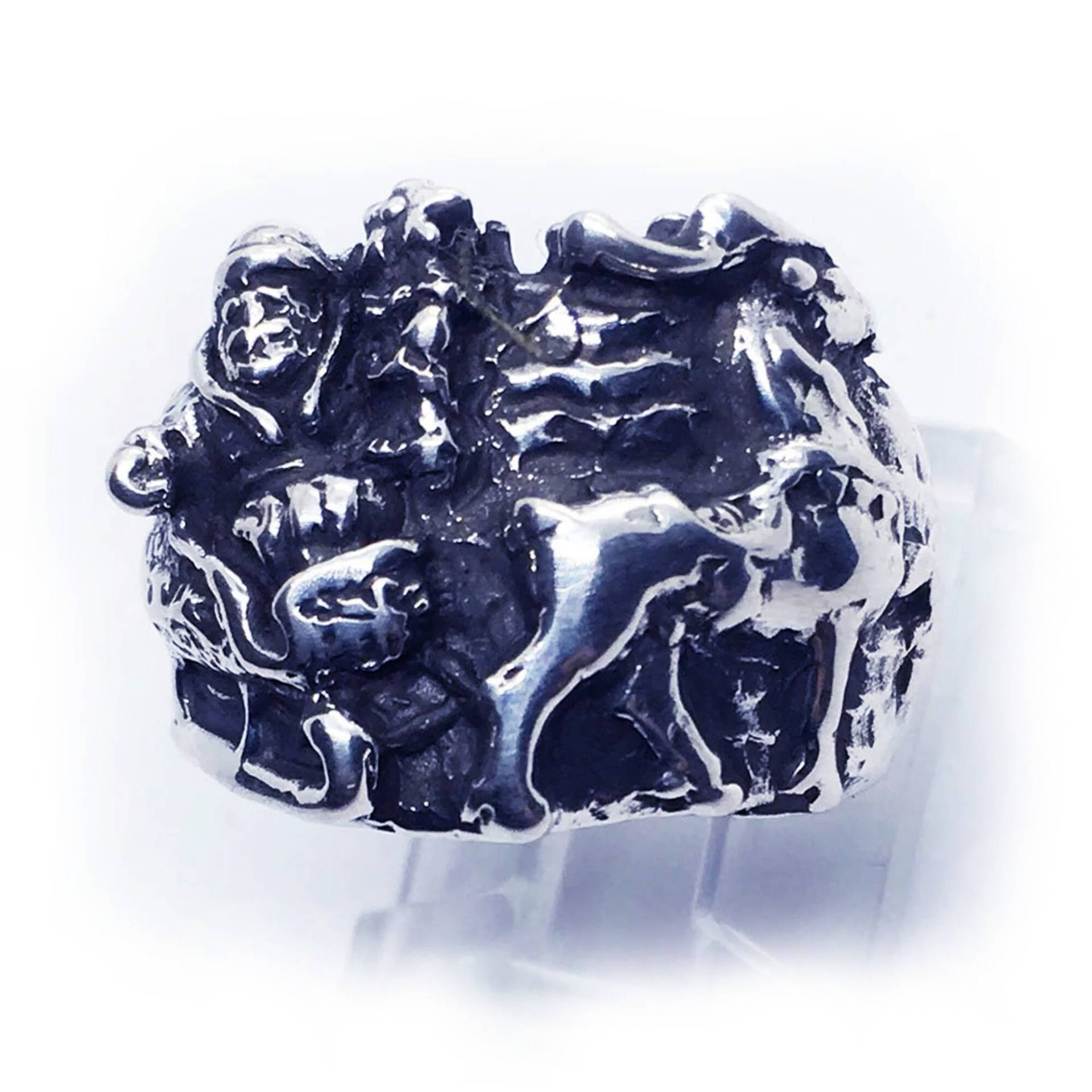 Weihnachten Sterling Silber Ring Weihnachten Sterling Silber Ring von TigraniSilver