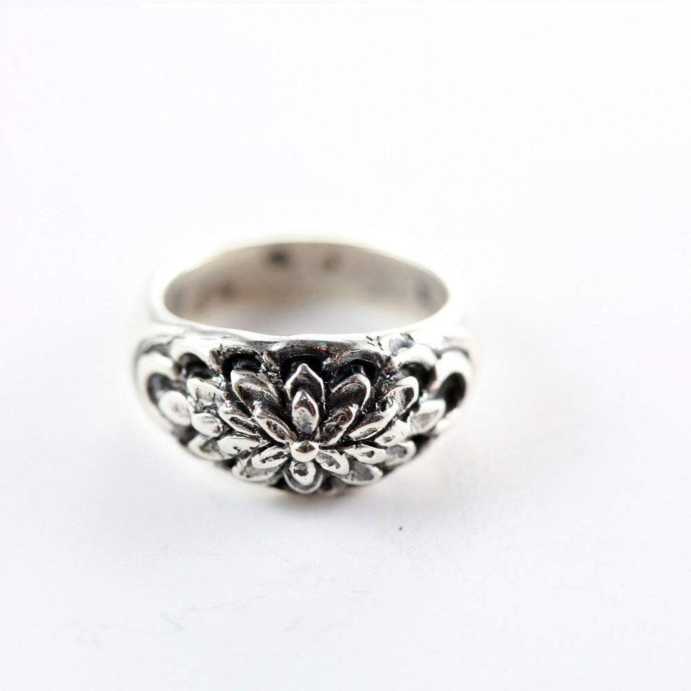 sterling Silber Blüte Ring sterling Silber Blüte Ring von TigraniSilver