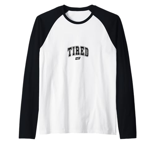 Lustiger Muttertag – müde – müde Mama Raglan von Tiired - Mothers Day