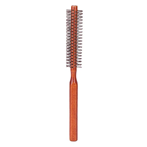 Runde Haar bürste, Holz roller Haar bürsten Salon Blowout Wave Styler Blow Drying Hitze Schnell Styling Bürste für Frauen Glättung Curling Volumizing Detangling Trockner kurze Frisur von Tiiyee