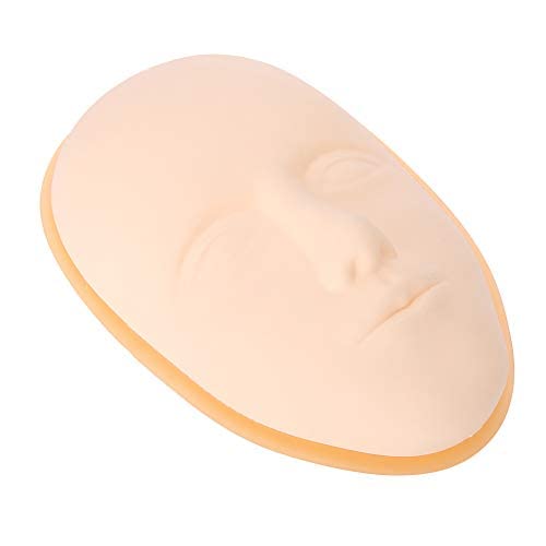 Tattoo Praxis Haut, Silikon übungshaut Practice Fake Skin Mannequin Training übungskopf Permanent Makeup Microblading Augenbrauen Lippen Falsche übung Wimpernverlängerung(Tattoo Accessory Set) von Tiiyee