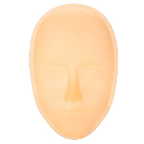 Tiiyee Tattoo Praxis Haut, Silikon übungshaut Practice Fake Skin Mannequin Training übungskopf Permanent Makeup Microblading Augenbrauen Lippen Falsche übung Wimpernverlängerung(Mannequin Head) von Tiiyee