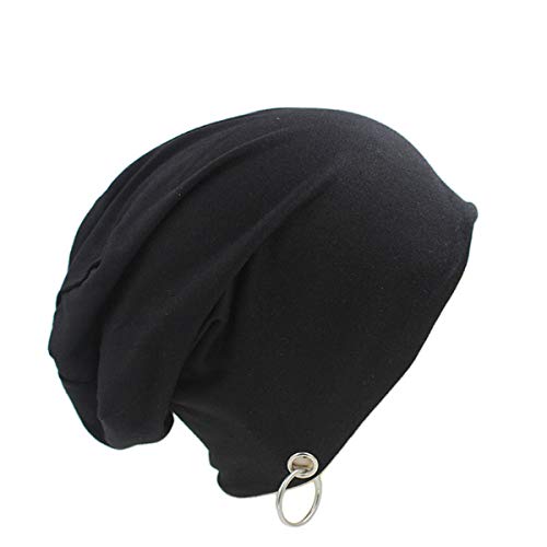 Männer Frauen Herbst Beanie mit Ring-Hip Hop beiläufige Unisex-Hut für Frauen Mützen Bonnet von TikTako