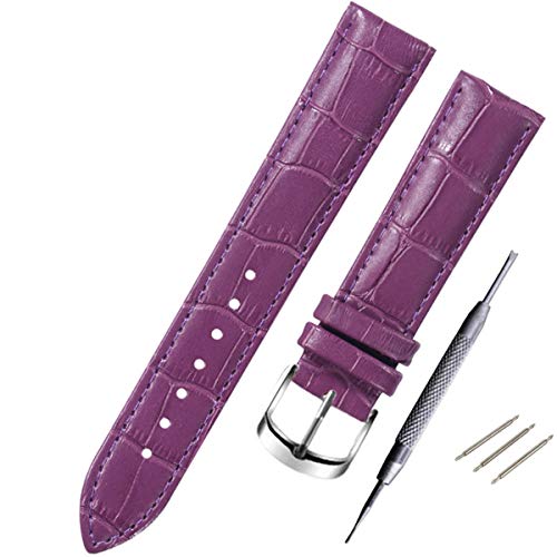 TikTako Dornschließe Uhrenarmband-Lederarmbänder Uhrenarmbänder 12 / 20mm Uhren Zubehör Männer Gürtel Band von TikTako