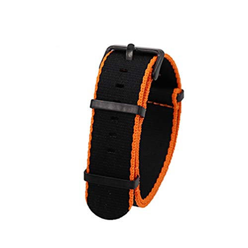 TikTako NATO-Uhrenarmband 20mm/22mm Leinwand wasserdicht und Schweiß-beständige Uhr Band Style 4, 20mm von TikTako