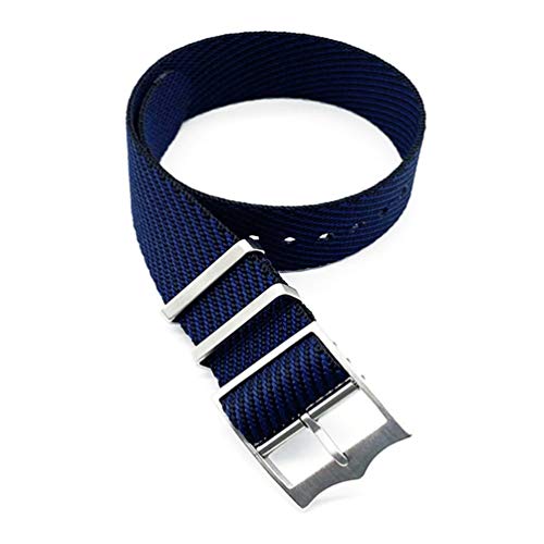 TikTako NATO-Uhrenarmband 20mm 22mm Nylon Ersatz-Armband-Uhrenarmband Navy blau, 22mm TikTako NATO-Uhrenarmband 20mm 22mm Nylon Ersatz-Armband-Uhrenarmband Navy blau, 22mm von MXBAOHENG