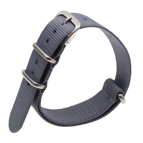 TikTako Nylon NATO-Uhrenarmband 18mm/20mm/22mm Uhrenarmband-Militär-beiläufigen Uhr-Bügel-Armee-Sport-Uhr-Band Stil 15, 20mm von TikTako