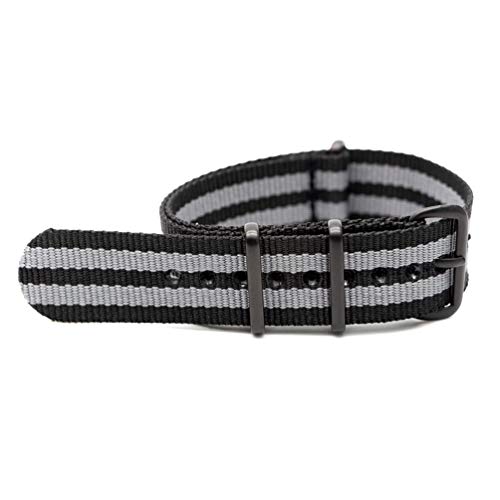 TikTako Quick Release NATO Uhrenarmbänder 18mm/20mm/22mm/24mm Für NATO-Uhr-Band-Sport-Armbanduhr-Band-Bügel Stil 10, 20mm von TikTako