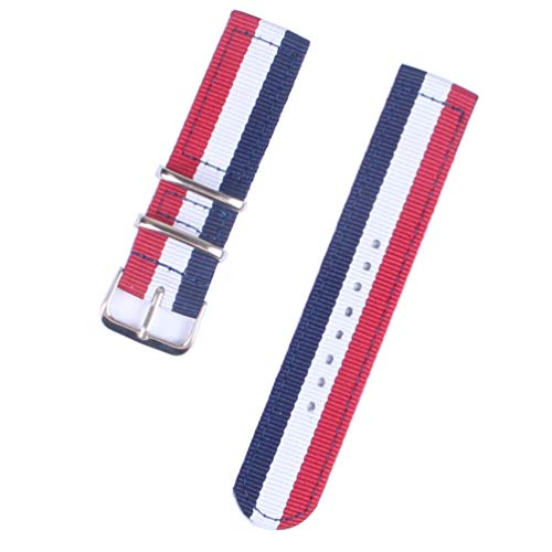 TikTako Quick Release NATO Uhrenarmbänder 18mm/20mm/22mm/24mm-Streifen Nylon Armband mit Edelstahl-Schnalle Style 3, 22mm TikTako Quick Release NATO Uhrenarmbänder 18mm/20mm/22mm/24mm-Streifen Nylon Armband mit Edelstahl-Schnalle Style 3, 22mm von TikTako