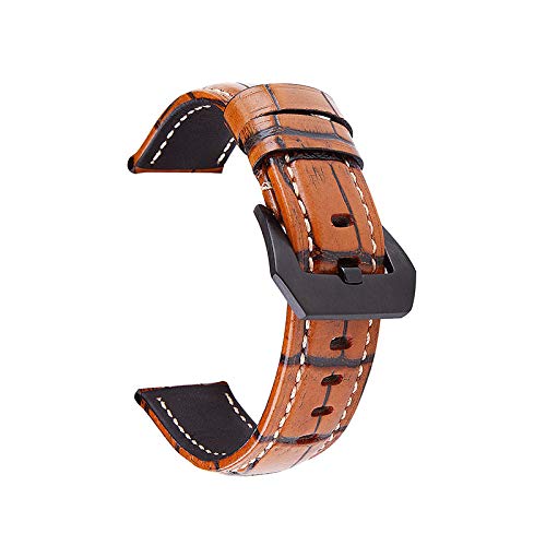 TikTako Uhrbändern 20MM 22MM 24MM 26MM Retro Kalbsleder-Uhrenarmband Uhrenarmband echtes Leder Straps von MXBAOHENG